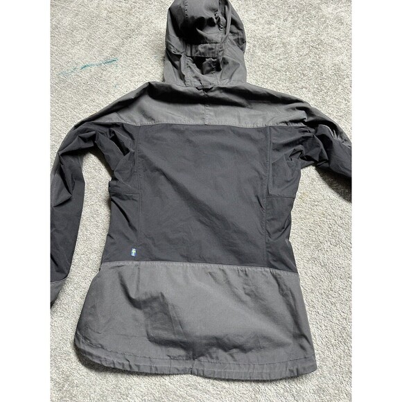FjallRaven Jacket‎ Womens XS Abisko Trekking Lite G-1000 Grey Black Full Zip - Picture 14 of 14